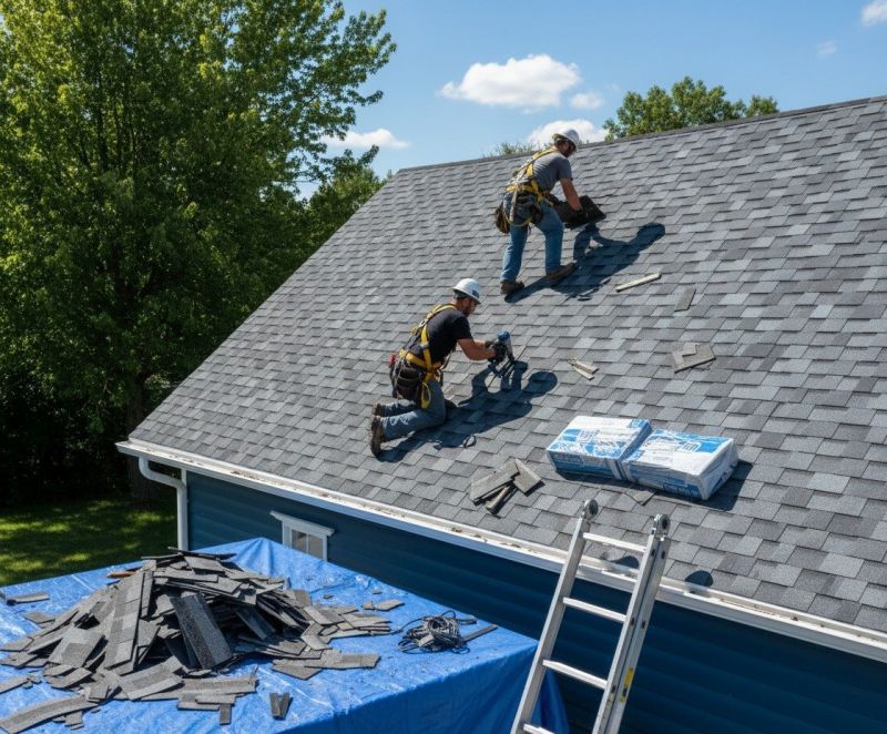 Asphalt Roof Replacement in Bellbrook, OH
