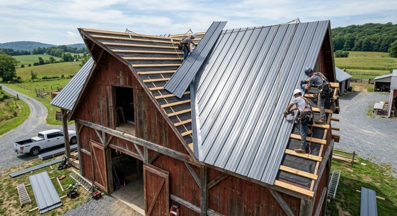 Barn Roof Construction in Warren County, OH