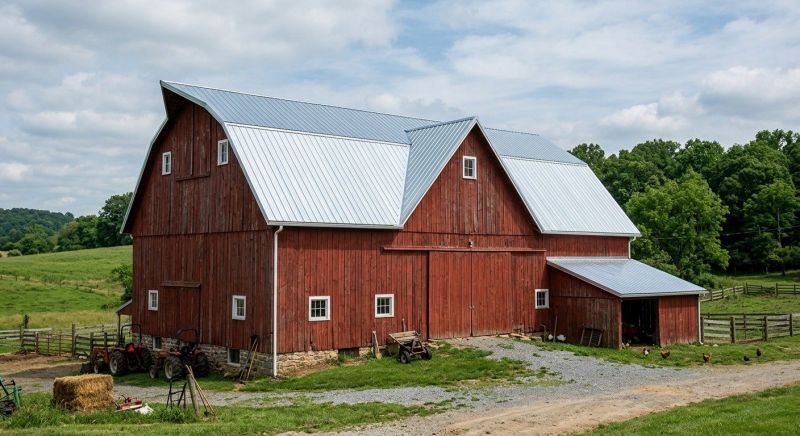 Barn Roof Replacement in Warren County, OH
