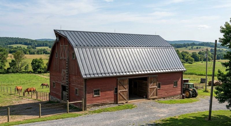 Barn Roof Replacement in Morrow, OH