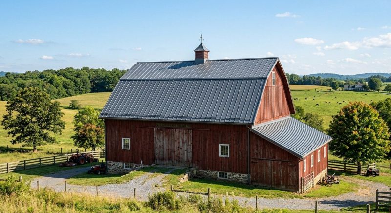 Barn Roof Replacement in Waynesville, OH