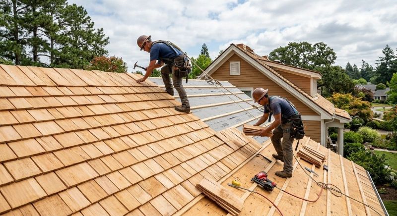 Cedar Roof Installation in Milford, OH