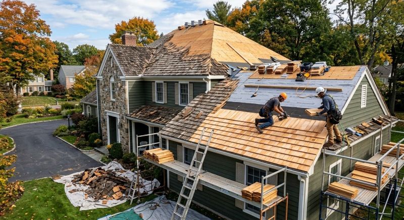 Cedar Roof Replacement in Mason, OH