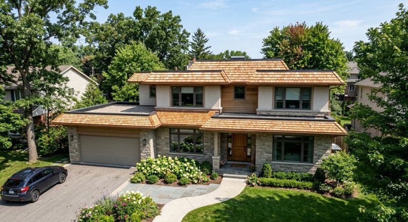Cedar Shake Roof Construction in Bellbrook, OH