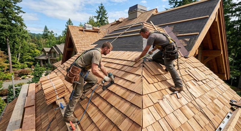 Cedar Shake Roof Construction in Covington, KY