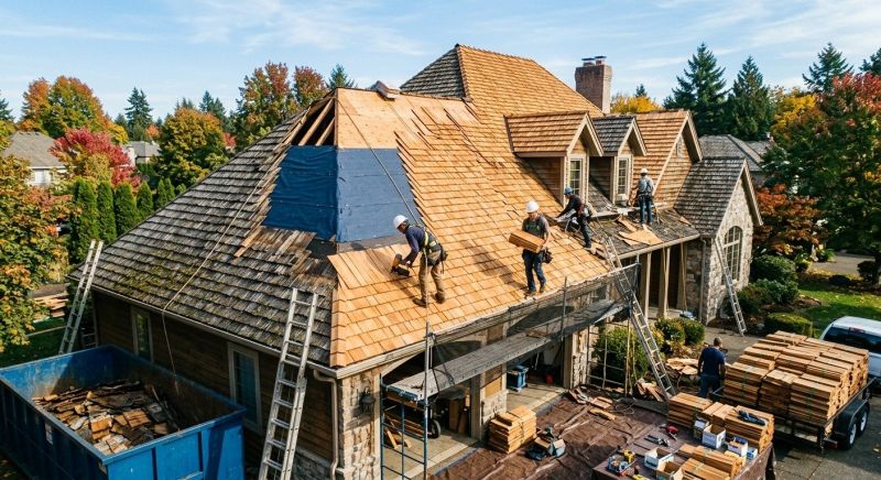 Cedar Shingles Replacement in Milford, OH