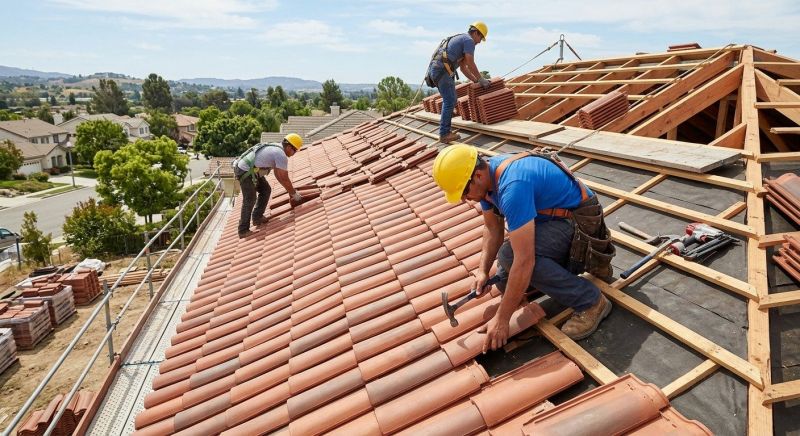 Clay Roof Installation in Williamsburg, OH