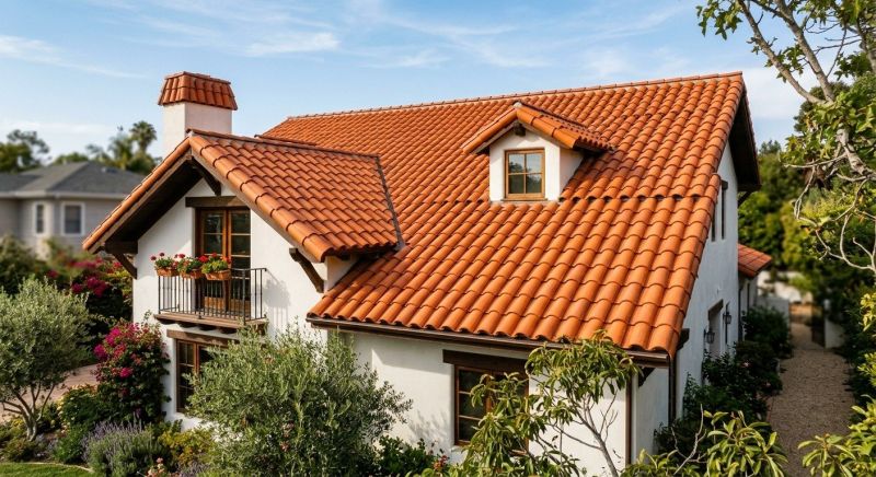 Clay Tile Roofing Installation in Warren County, OH
