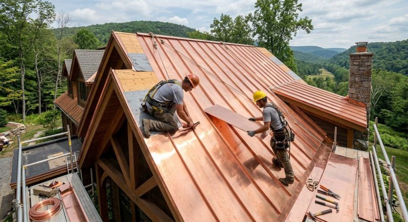 Copper Roof Installation in Warren County, OH