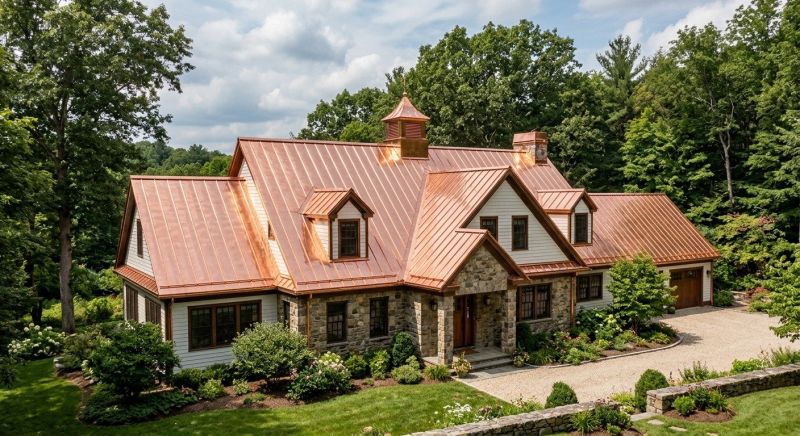 Copper Roof Replacement in Warren County, OH