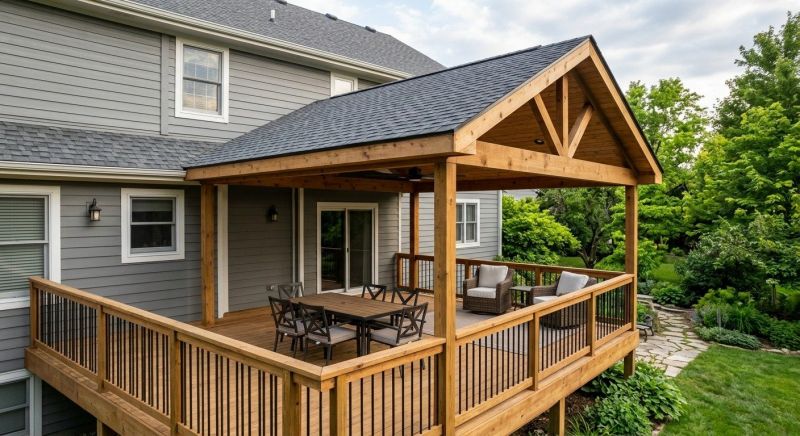 Deck Roof Construction in Warren County, OH
