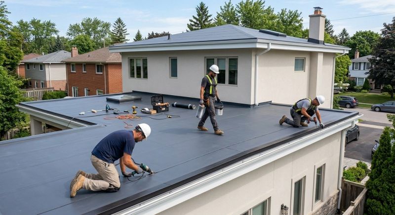 Epdm Roof Installation in Goshen, OH