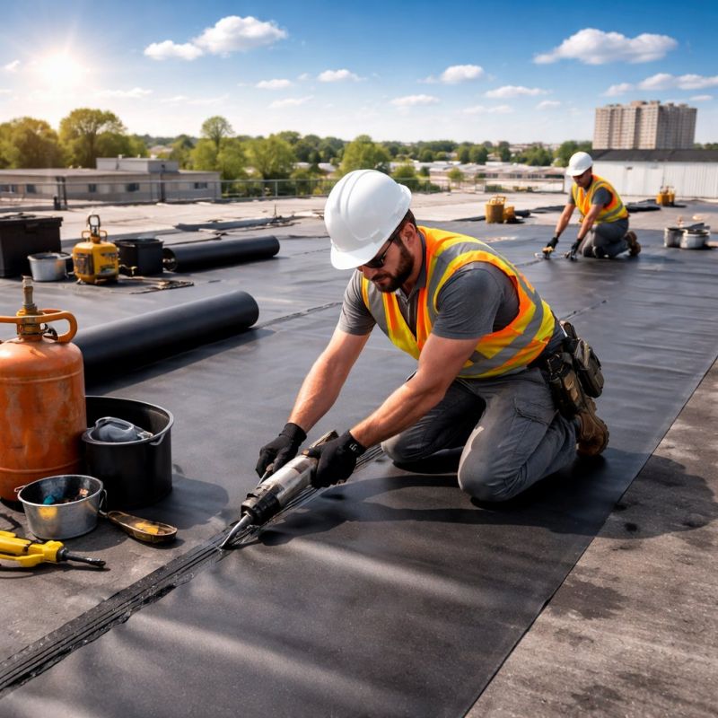 Epdm Roof Installation in Spring Valley, OH