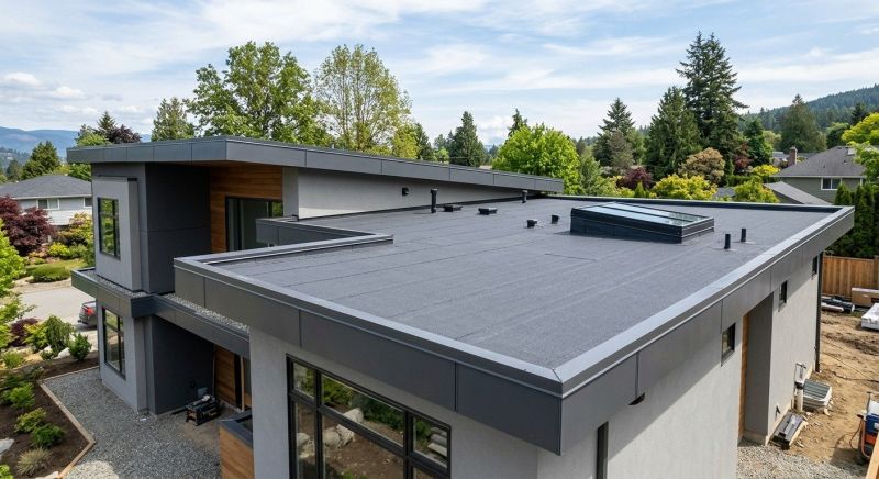 Flat Roof Replacement in Amelia, OH