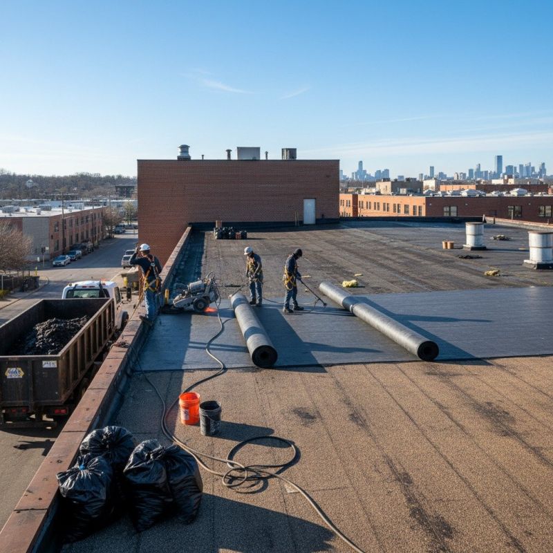Flat Roof Replacement in Franklin, OH