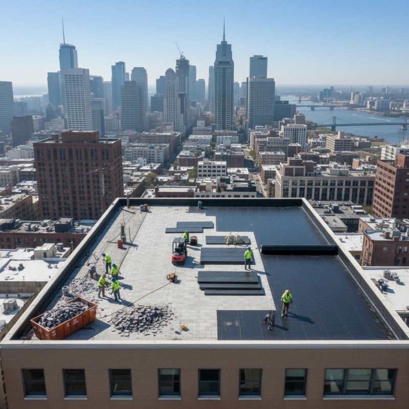 Flat Roof Replacement in Trenton, OH