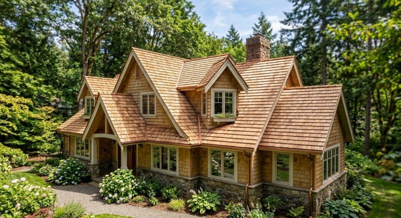 Natural Wood Roof Installation in Warren County, OH