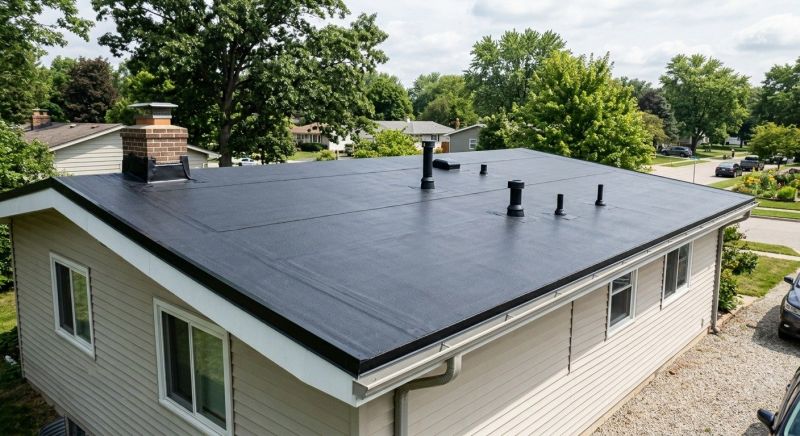 Rubber Roof Installation in Warren County, OH