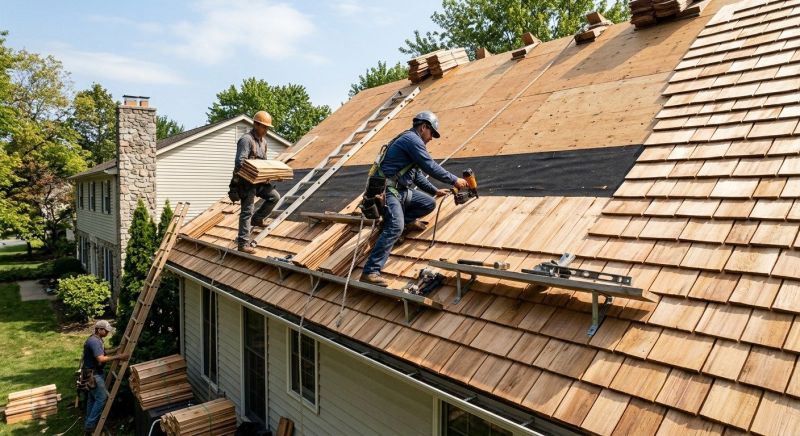Shake Roof Replacement in Springboro, OH
