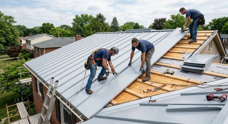 Sheet Roofing Installation in Harrison, OH