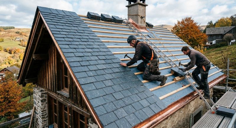 Slate Roof Installation in Warren County, OH