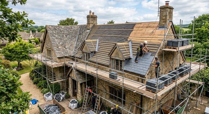 Slate Roof Replacement in Butler County, OH