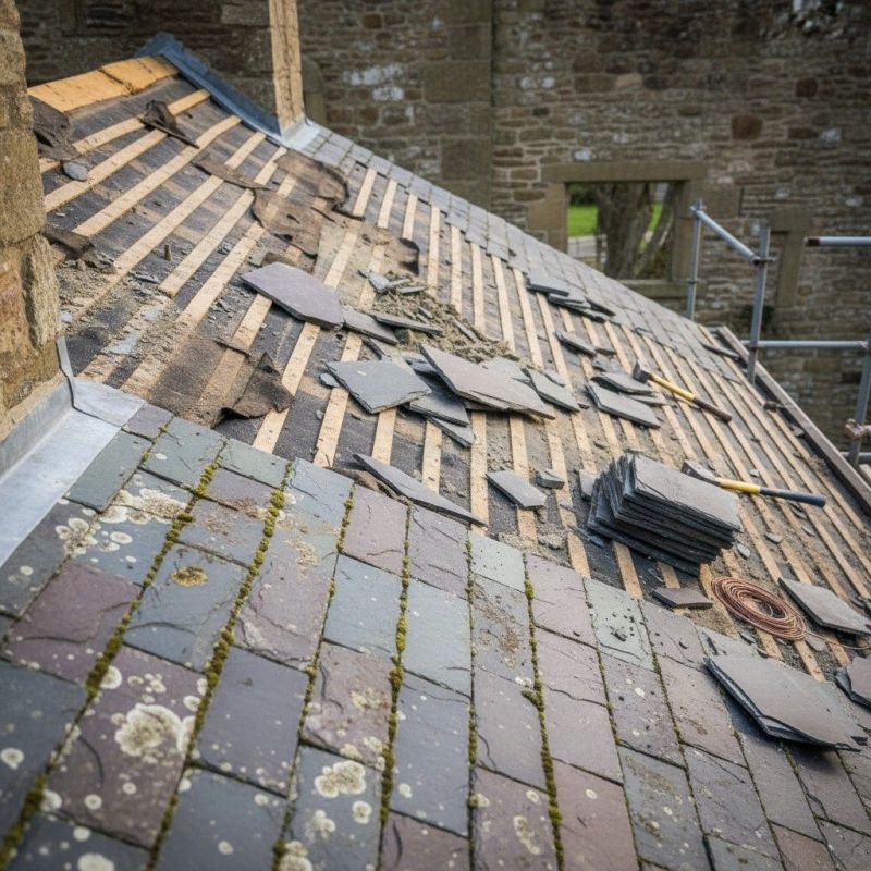Slate Roof Replacement in Middletown, OH