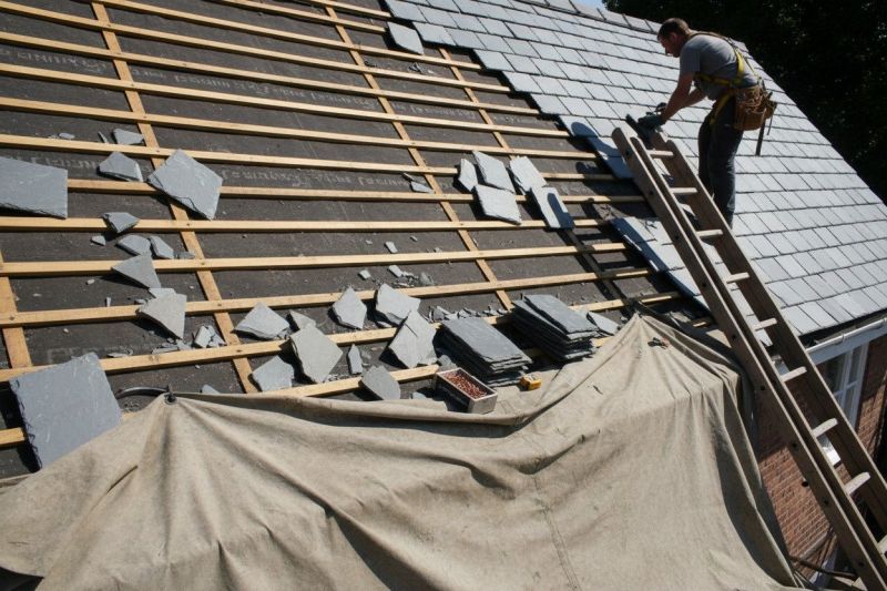 Slate Roof Replacement in Morrow, OH