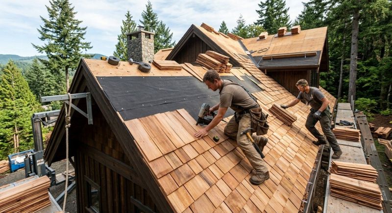 Wood Roofing Installation in Fort Thomas, KY