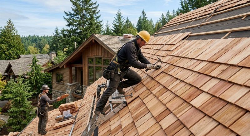 Wood Roofing Installation in Milford, OH