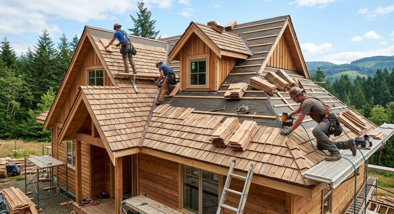 Wood Roofing Installation in Trenton, OH