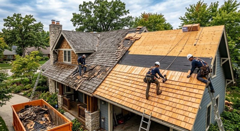 Wood Shake Roof Replacement in Batavia, OH